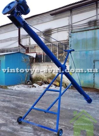 Шнек (шнековый погрузчик) ПШ-159, 7 метров, 3 кВт, 380В. 16 тонн/час. Гарантия 12 мес- фото № 1