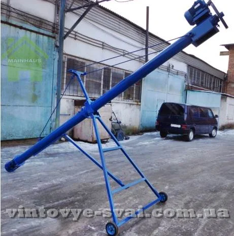 Шнек (шнековый погрузчик) ПШ-159, 7 метров, 3 кВт, 380В. 16 тонн/час. Гарантия 12 мес- фото № 2