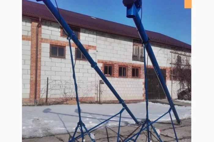 Заводской шнековый погрузчик для зерна 130мм, 7 метров, 3, 0кВт, 380В- фото № 1