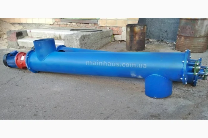 Шнековый питатель для цемента, песка, зерновых. винтовой погрузчик зерна 273мм- фото № 2