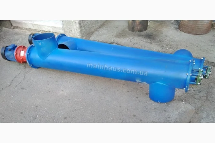 Шнековый питатель для цемента, песка, зерновых. винтовой погрузчик зерна 273мм- фото № 3