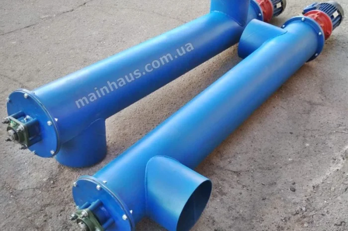 Шнековый питатель для цемента, песка, зерновых. винтовой погрузчик зерна 273мм- фото № 4