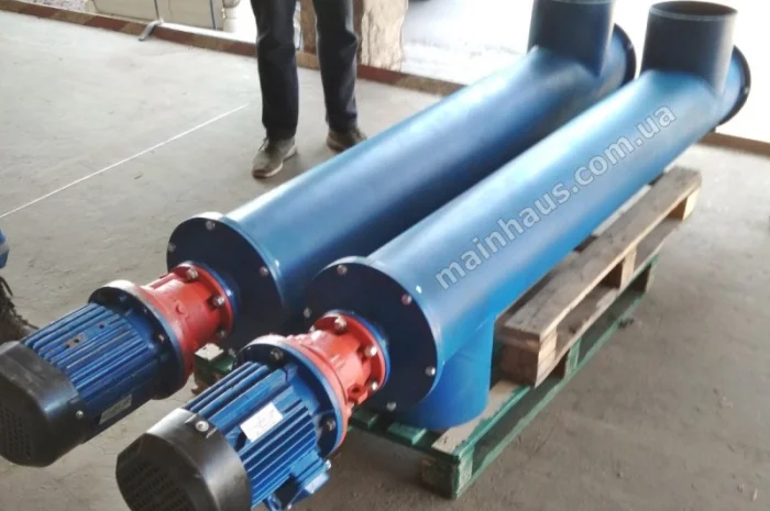 Шнековый питатель для цемента, песка, зерновых. винтовой погрузчик зерна 273мм- фото № 7