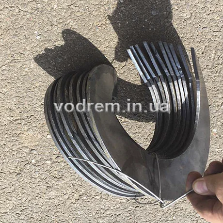 Шнековые сегменты / витки на шнек, перо шнека- фото № 7