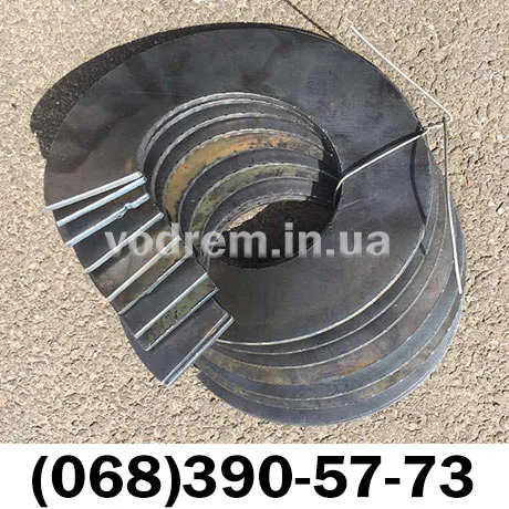 Шнековые сегменты / витки на шнек, перо шнека- фото № 10