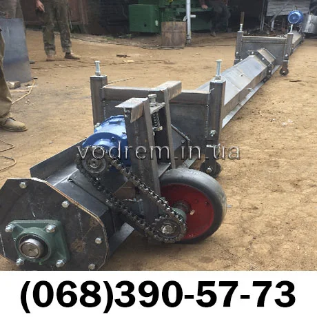 Шнековый транспортер зачистной для склада, элеватора- фото № 8