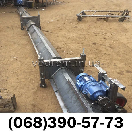 Шнековый транспортер зачистной для склада, элеватора- фото № 1