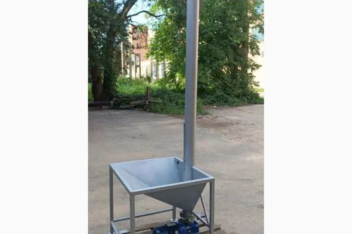 Вертикальні шнекові конвеєри з нержавіючої сталі 304, 316. від виробника- фото № 2