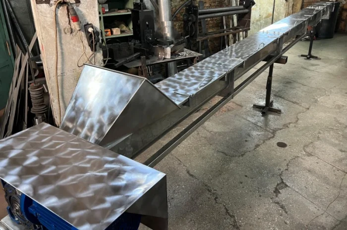 Жолобові шнекові транспортери з нержавіючої сталі 20-30 т.год. D400мм, L12м, 7, 5кВт- фото № 6