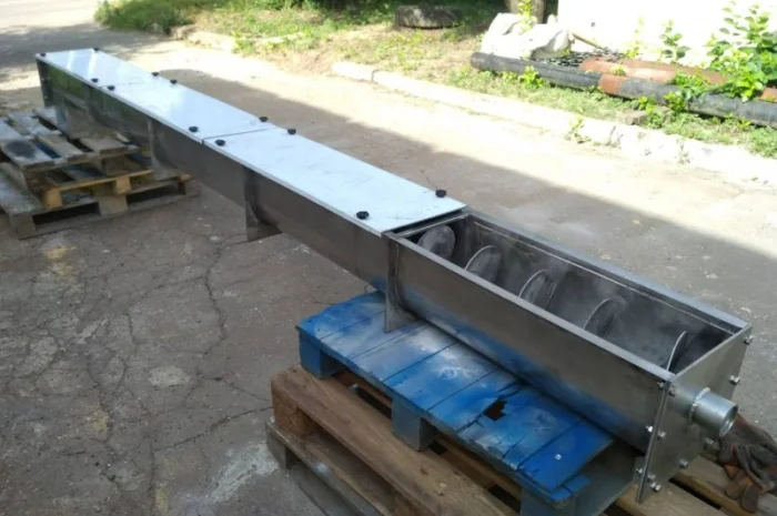 Лоткові шнеки/шнекові навантажувачі/шнеки у жолобі/шнекові конвеєри- фото № 4