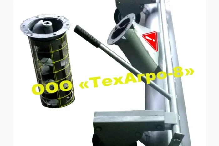 Шнековый транспортер зерна «GETMAN - 6.0m» с подборщиком до 25т/ч, d=159мм, 4кВт/380V- фото № 5