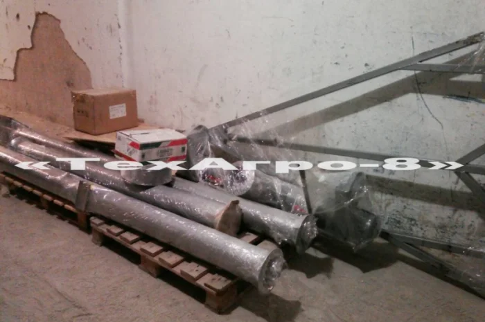 Шнековый транспортер зерна «GETMAN - 6.0m» с подборщиком до 25т/ч, d=159мм, 4кВт/380V- фото № 8