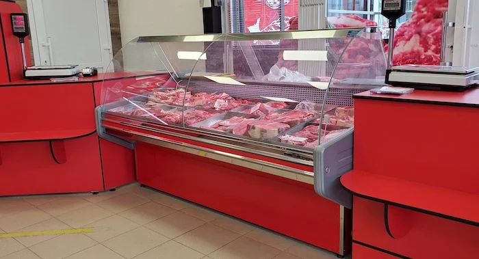 Холодильная витрина для мяса, рыбы- фото № 2