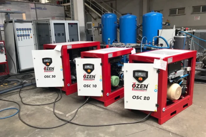 Гвинтовий компресор 15 бар, для видування ПЕТ тари -пляшок, лазерної різки- фото № 4