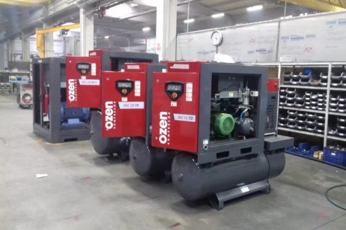 Гвинтовий компресор 15 бар, для видування ПЕТ тари -пляшок, лазерної різки- фото № 7