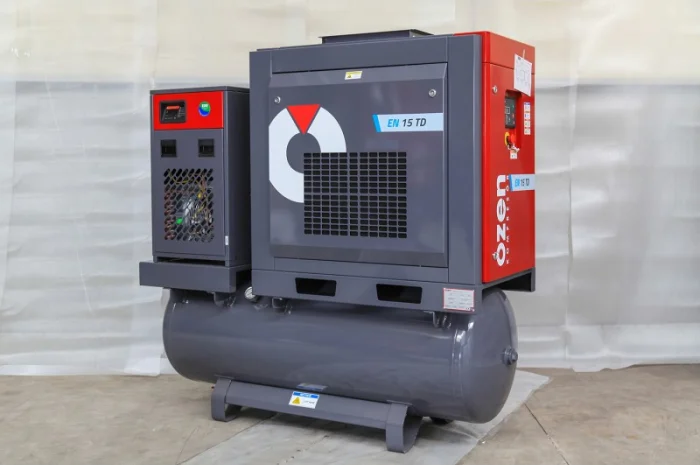 Гвинтовий компресор 15 бар, для видування ПЕТ тари -пляшок, лазерної різки- фото № 8