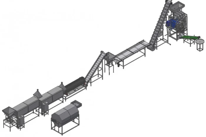 Жарка семечек. Автоматическая линия жарки и упаковки семечек- фото № 2