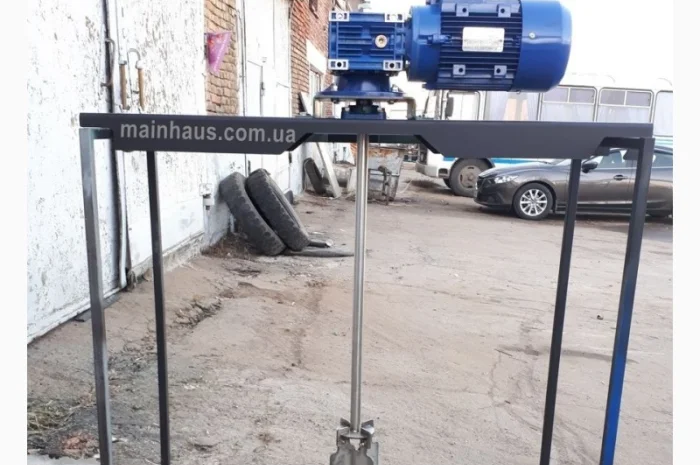 Мешалка для еврокуба смеситель нержавеющий для емкости миксер электрический верхнеприводн- фото № 1