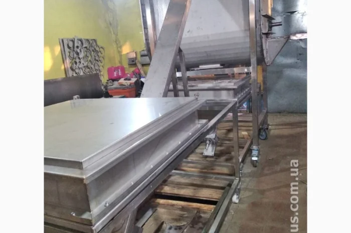 Смеситель ленточный для пищевых продуктов 1000 литров нержсталь aisi-304, 4Квт/380В миксер- фото № 5