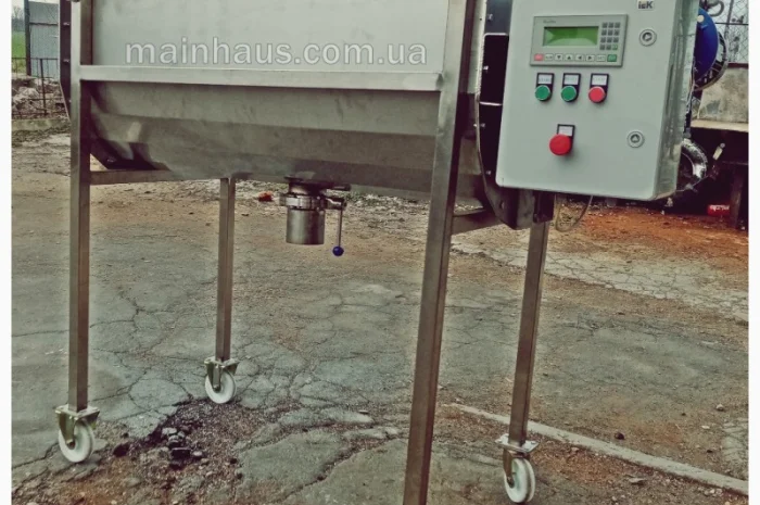 Смеситель ленточный миксер горизонтальный U400 смешиватель для сухих сыпучих продуктов- фото № 1