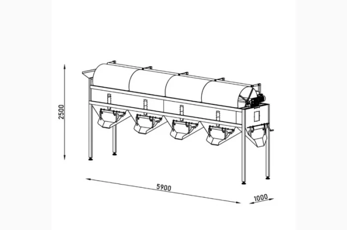 Роторний калібратор - сортувальник- фото № 4