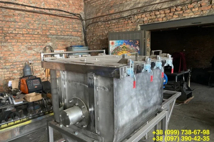 Змішувач хімічних продуктів 600 л з нержавіючої сталі. Виробник- фото № 1