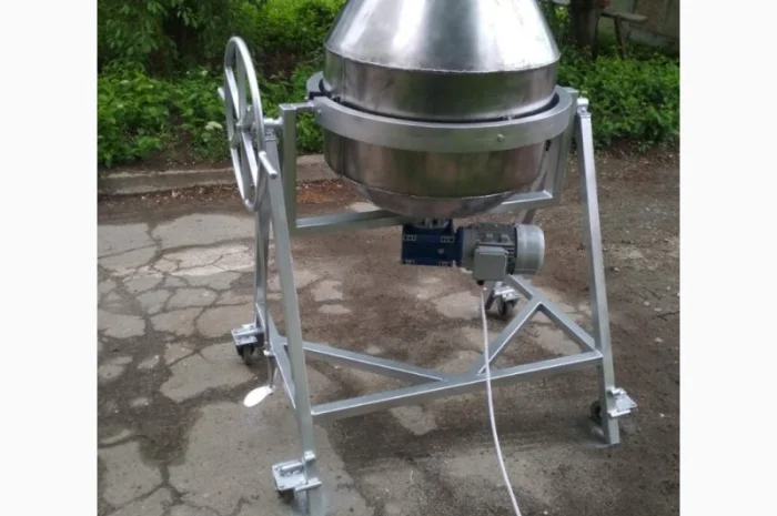 Барабанный смеситель для внесения вкусовых добавок 250 литров- фото № 3