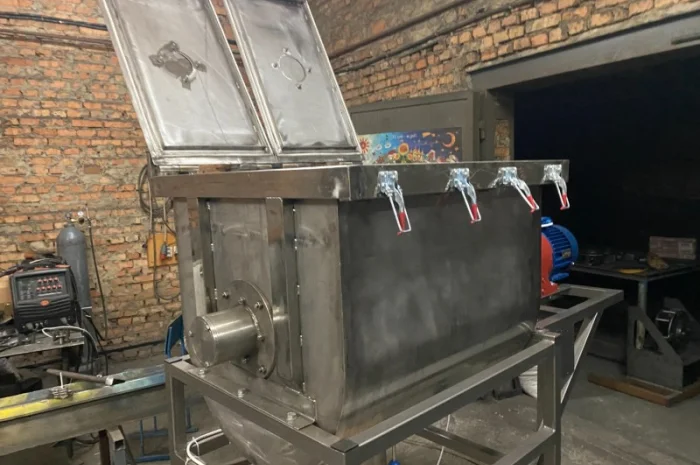 Барабанні промислові змішувачі цукру, пудри, порошків, 250 літрів 4кВт- фото № 4