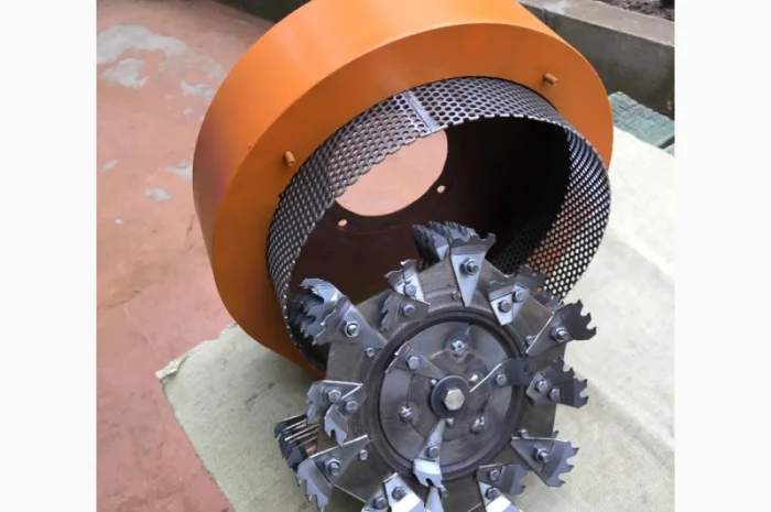 Измельчитель - зернодробилка - Соломорезка "Вихрь -2" 2, 2 Квт, 100Кг/час- фото № 5