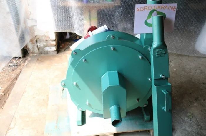 Молотковая дробилка зерна, опилок, нагнетательная 7, 5кВт(800кг/час)- фото № 5