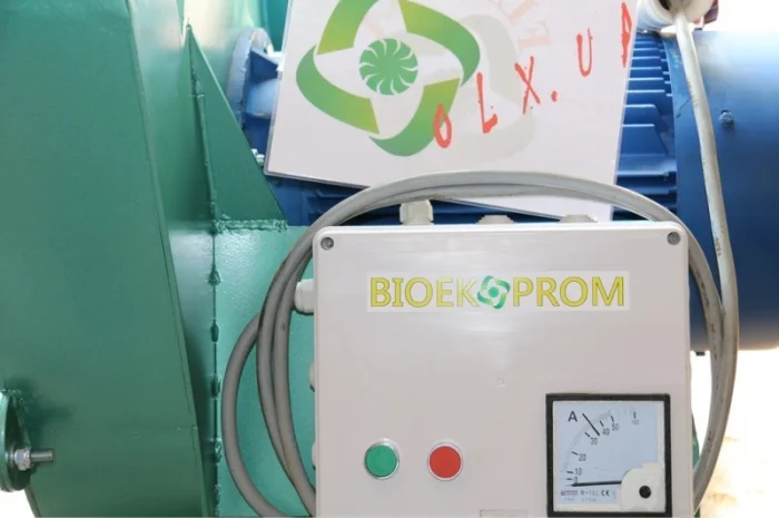 Молотковая зернодробилка, опилок, нагнетательная 11кВт (1000кг/час)- фото № 2