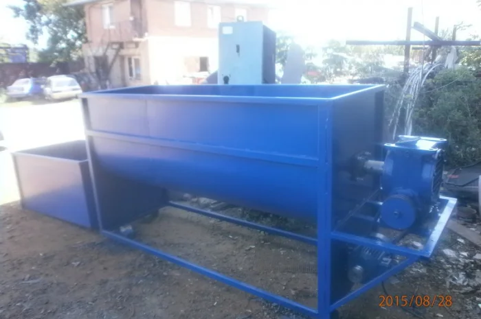 Смеситель кормов гоизонтальный 0.4 - 3.0 м3- фото № 1