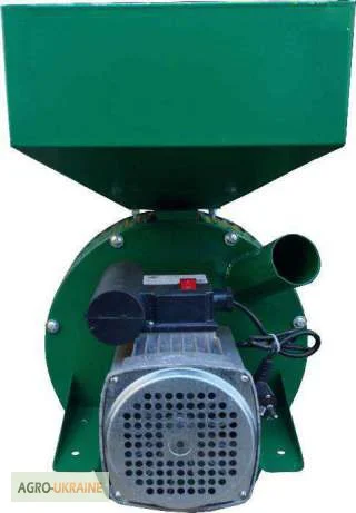 Зернодробилка (ДКУ) "ФЕРМЕР Д-2" (VEGIS), зерно + початки кукурузы, 2.5 кВт- фото № 3