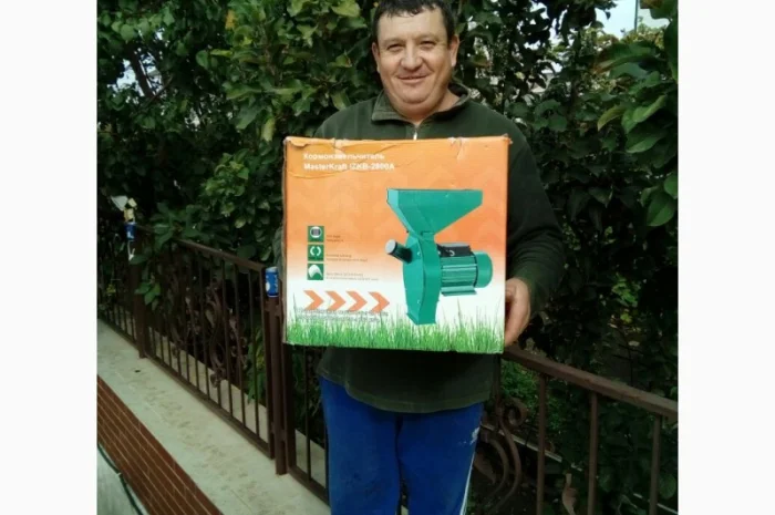 Зернодробилка MASTER KRAFT IZKB-2800, 2.8 кВт- фото № 9