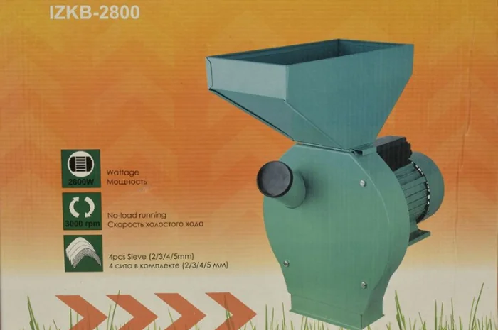 Зернодробилка MASTER KRAFT IZKB-2800, 2.8 кВт- фото № 8