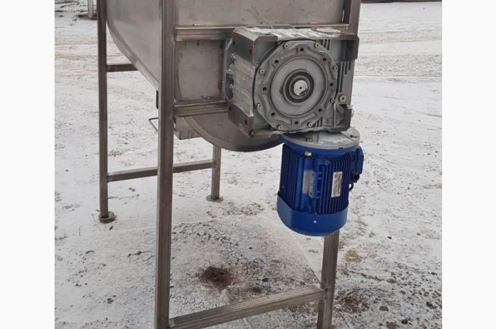 Смеситель ленточный шнековый 400л нержавейка новый миксер купить с гарантией производителя- фото № 10