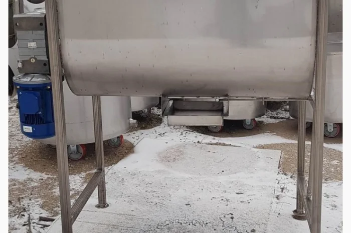 Смеситель ленточный шнековый 400л нержавейка новый миксер купить с гарантией производителя- фото № 4