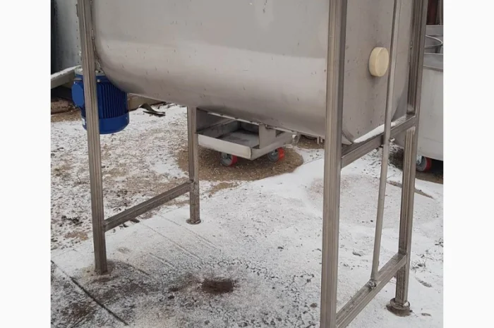 Смеситель ленточный шнековый 400л нержавейка новый миксер купить с гарантией производителя- фото № 5