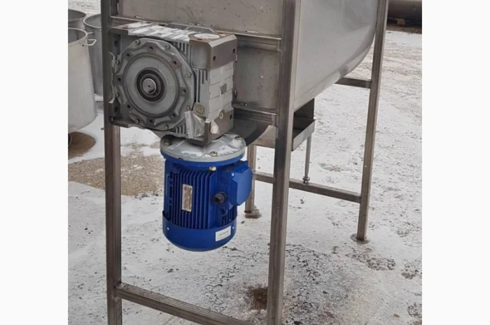 Смеситель ленточный шнековый 400л нержавейка новый миксер купить с гарантией производителя- фото № 7