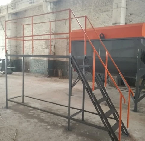 Горизонтальний змішувач двовальний стрічковий 15000 літрів- фото № 3