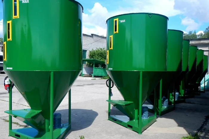 Смеситель кормов, смеситель сыпучих материалов, 1200кг /2280л то Польского производителя- фото № 6