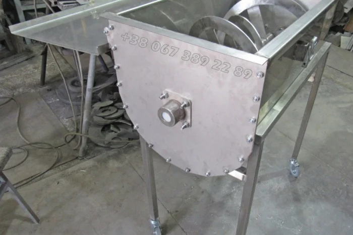 Смеситель ленточный горизонтальный из нержавеющей стали AISI-304, 250л, 2, 2кВт, 380В/220В- фото № 3