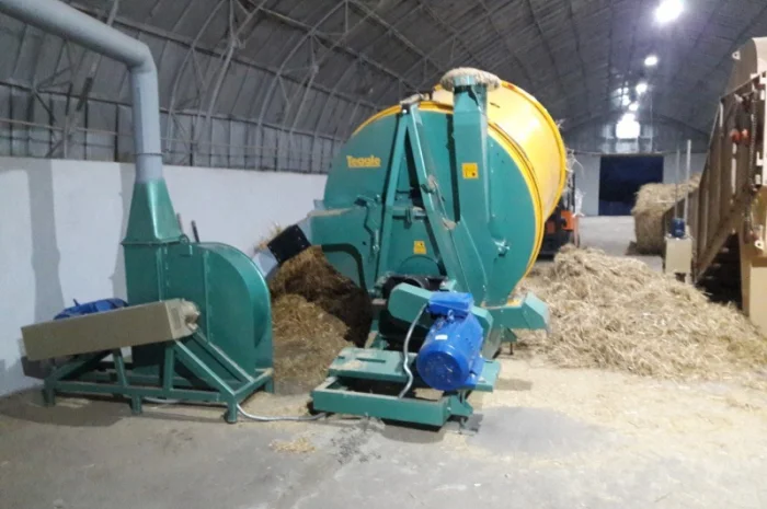 Измельчитель соломы стационарный, производительностью 2500 кг. час- фото № 2