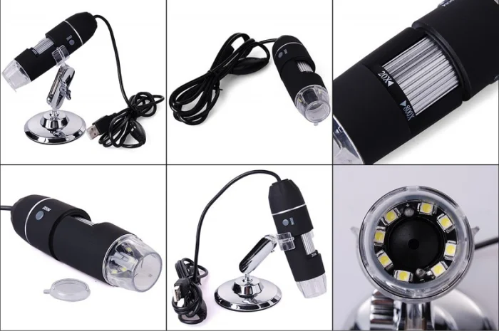 USB микрскоп Magnifier SuperZoom 50-500X с LED подсветкой- фото № 6