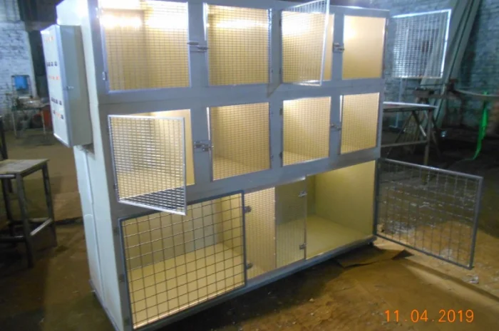 Ветеринарная клетка трёхъярусная- фото № 5