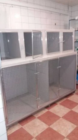 Ветеринарная клетка двухъярусная- фото № 1