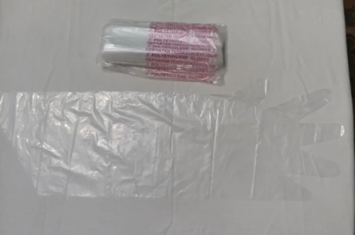 Рукавички ветеринарні поліетиленові- фото № 2