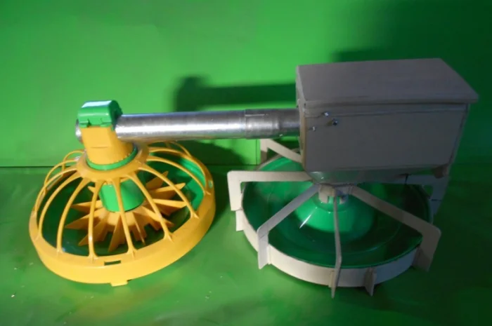 Линия кормораздачи для напольного содержания птицы- фото № 4