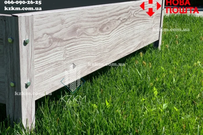 Грядка оцинкованная под заказ, с полимерным покрытием, быстрое изготовление- фото № 2