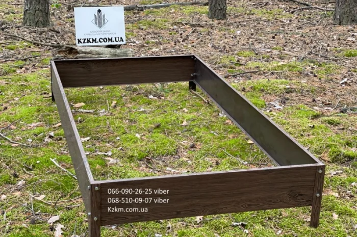 Грядка оцинкованная под дерево орех с сучком, красивая высокая- фото № 1